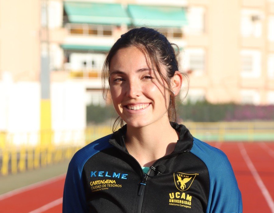 La deportista del UCAM Atletismo Cartagena, Marta Meroño, mínima absoluta en 800 metros