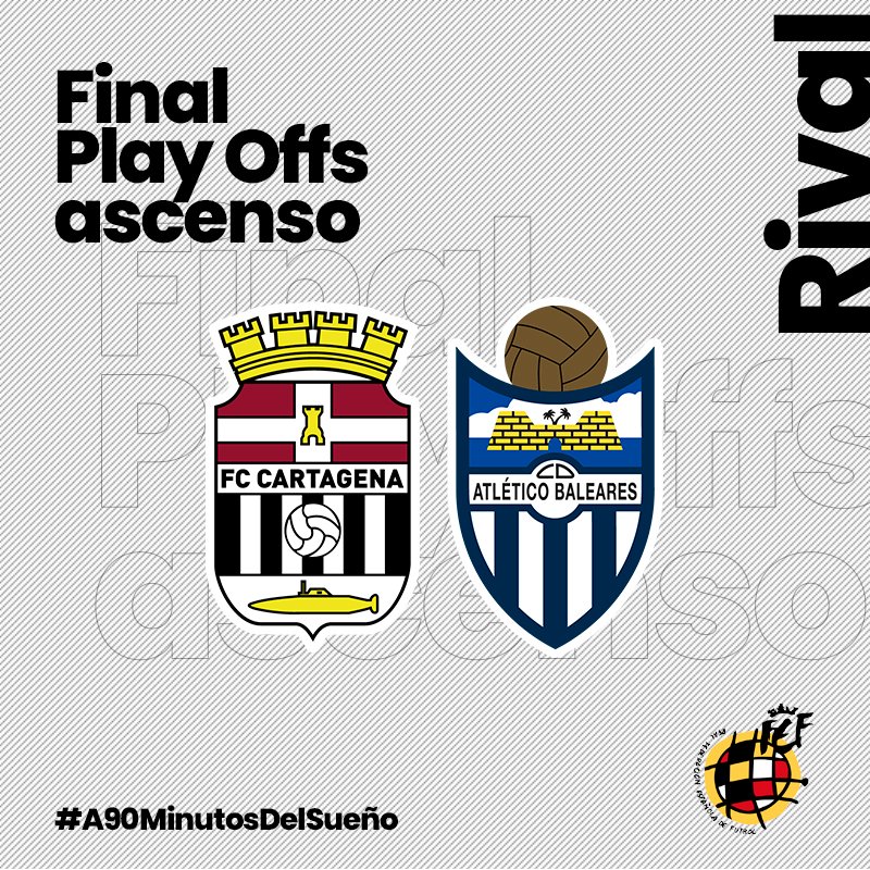 ¡Ya tenemos rival por el ascenso! ¡FC Cartagena Vs At. Baleares! ¡Ya tenemos rival por el ascenso! ¡FC Cartagena Vs At. Baleares!