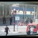 Dos heridos graves en una explosión de la gasolinera de la Plaza de España de Cartagena Dos heridos graves en una explosión de la gasolinera de la Plaza de España de Cartagena