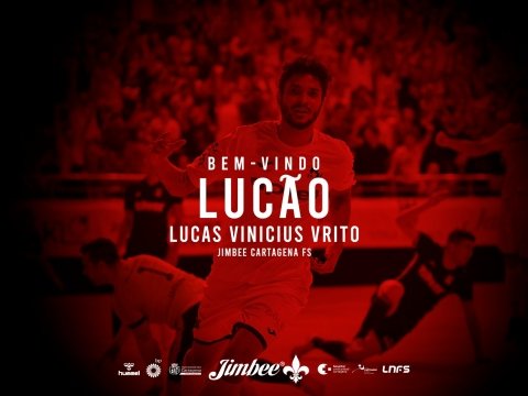 Lucas Vinicius de Santana Brito, Lucão, se une al proyecto de Jimbee Cartagena Lucas Vinicius de Santana Brito, Lucão, se une al proyecto de Jimbee Cartagena