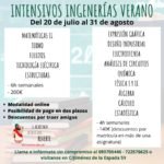 Cursos intensivos de verano para estudiantes de ingeniería en LA ACADEMIA DE JOSÉ LUIS REVERTE Cursos intensivos de verano para estudiantes de ingeniería en LA ACADEMIA DE JOSÉ LUIS REVERTE