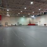La CARM higieniza el Pabellón de Deportes de Cabezo Beaza tras la marcha de los últimos migrantes La CARM higieniza el Pabellón de Deportes de Cabezo Beaza tras la marcha de los últimos migrantes