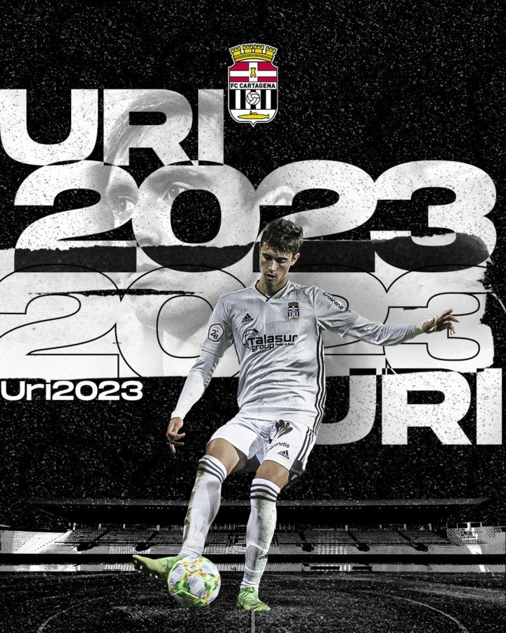 Uri renueva con el primer equipo del FC Cartagena para las tres próximas temporadas