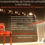 Abierto el plazo de matriculación en la Escuela Municipal de Teatro de Cartagena