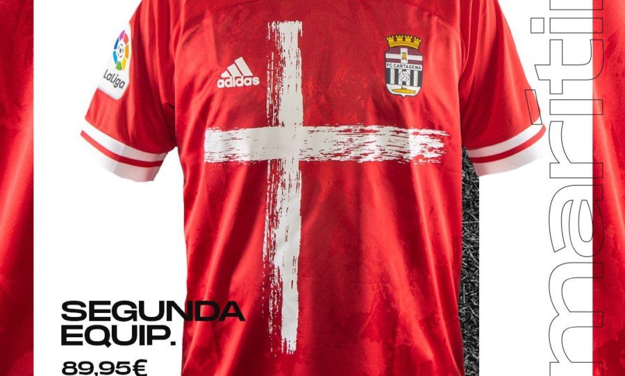 El FC Cartagena pone este lunes a la venta la ropa oficial de la temporada