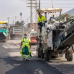 Infraestructuras repara el firme de un tramo deteriorado de la carretera de La Asomada Infraestructuras repara el firme de un tramo deteriorado de la carretera de La Asomada