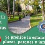 La Policía Local recuerda la prohibición de permanecer en los parques y zonas de esparcimiento a partir de las siete de la tarde La Policía Local recuerda la prohibición de permanecer en los parques y zonas de esparcimiento a partir de las siete de la tarde