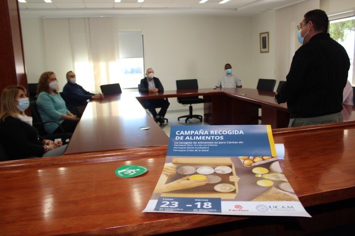 UCAM Cartagena donará mil kilos de comida a Caritas y organiza una recogida de alimentos UCAM Cartagena donará mil kilos de comida a Caritas y organiza una recogida de alimentos
