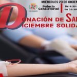 Este miércoles dona sangre en el Palacio Consistorial