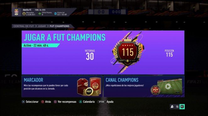 Grandes resultados en el último FutChampions de 2020