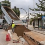 Las obras para la ampliación de la red de pluviales en El Albujón avanzan a buen ritmo
