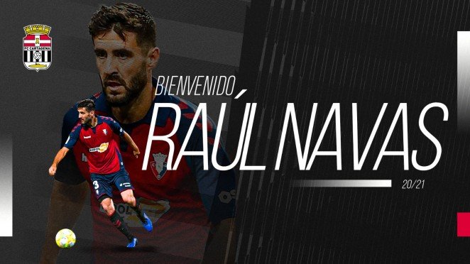 Raúl Navas, un central de Primera para apuntalar la defensa