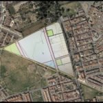 El Ayuntamiento desmiente el derribo inminente del muro de la avenida Génova en el Polígono de Santa Ana