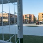 Los vecinos de la Barriada de San Ginés ya cuentan con una remodelada pista polideportiva