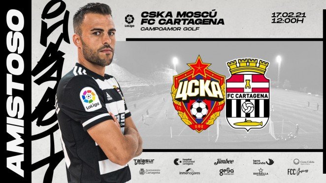 El FC Cartagena se medirá este miércoles al CSKA en un amistoso en Campoamor