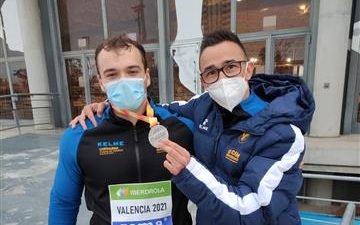 Andre Muller del UCAM Cartagena subcampeón de España de Peso sub23