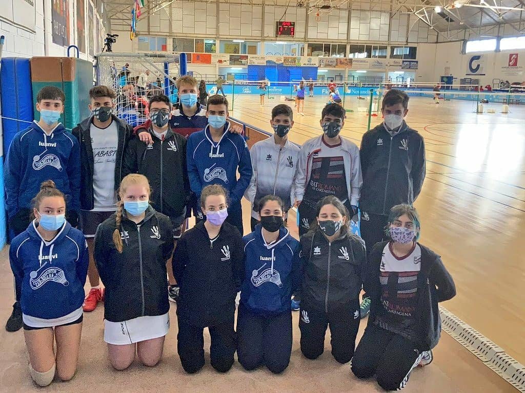 El Club Bádminton Cartagena sigue cosechando medallas en la vuelta a la competición en la Región El Club Bádminton Cartagena sigue cosechando medallas en la vuelta a la competición en la Región