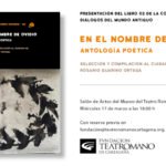 El Museo del Teatro Romano acoge la presentación de una Antología Poética sobre la figura de Ovidio