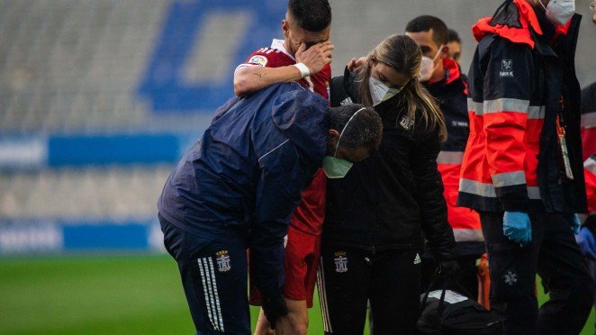 Cristian López sufre una lesión del ligamento cruzado anterior en la rodilla derecha
