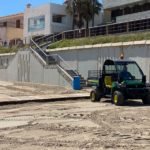 El Ayuntamiento trabaja ya para acondicionar las playas de Cartagena tras la lluvia