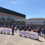 Movilizaciones que continuarán con huelga en todos los centros de Repsol Petróleo