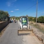 El Ayuntamiento repara el camino de Los Chorrillos en Cuesta Blanca