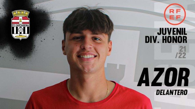 Azor firma su contrato con el FC Cartagena