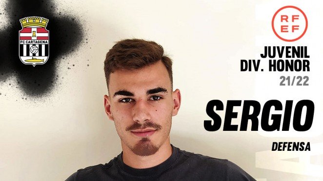El defensa Sergio firma su contrato con el FC Cartagena
