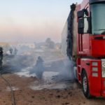 Bomberos consiguen controlar un incendio en un solar de Miranda Bomberos consiguen controlar un incendio en un solar de Miranda