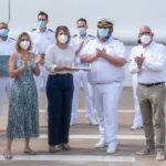 El AIDA Perla, el primer crucero internacional en 16 meses, atraca en el puerto de Cartagena