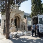 Continúa la rehabilitación del Panteón Pedreño con las obras de interior y del cierre perimetral