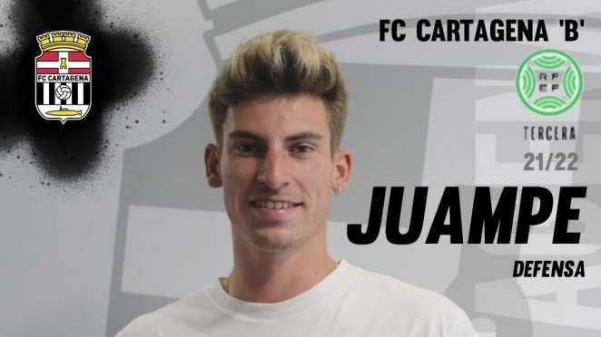 Juampe, lateral cartagenero, se incorpora al FC Cartagena ‘B’