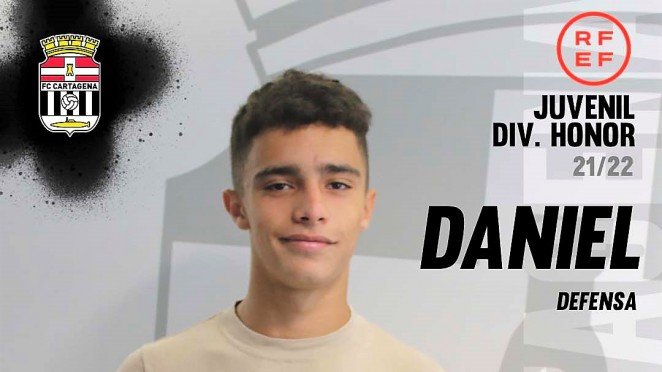 El defensa Daniel se une al Juvenil del FC Cartagena