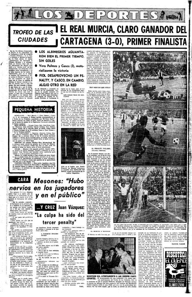 El Cartagena ya jugó contra el Real Murcia en La Condomina con dos categorías de por medio