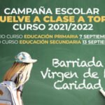 Los escolares de la Barriada Virgen de la Caridad vuelven a clase con las pilas cargadas