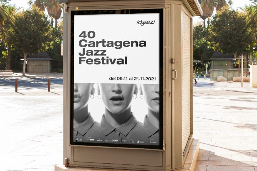 Julio Cortázar, y su relación con el jazz, inspira el cartel de Pepo Devesa para el 40 aniversario del Cartagena Jazz Festival