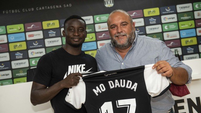 Dauda: “El proyecto del Cartagena encaja perfectamente conmigo para seguir creciendo como futbolista”