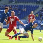 El FC Cartagena ve truncada su racha en el Carlos Tartiere (2-0)