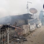 Bomberos extinguen un incendio en Villas Caravaning