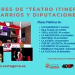 Abierto el plazo para apuntarse a los talleres de teatro que la Universidad Popular organiza en barrios de Cartagena
