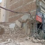 Urbanismo da por controlada la caída de cascotes provocada por la demolición de un edificio en la Alameda de San Antón