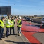 Comienza la mejora la seguridad vial en la glorieta de las Tejeras en la Ronda Transversal de Cartagena Comienza la mejora la seguridad vial en la glorieta de las Tejeras en la Ronda Transversal de Cartagena