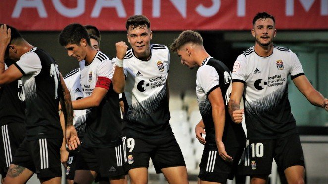 Gran victoria del FC Cartagena ‘B’ en el Cartagonova (2-0) ante el CAP Ciudad de Murcia