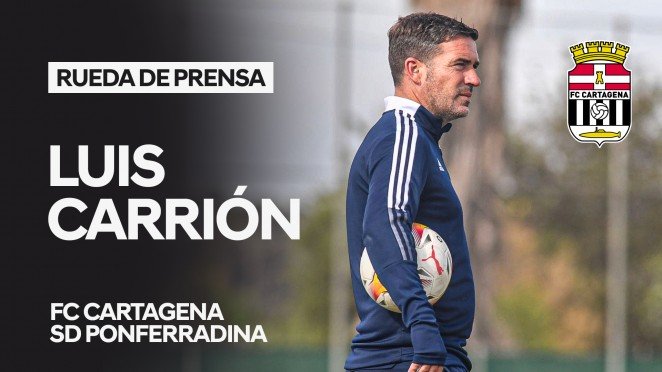 Luis Carrión: “En casa estamos disfrutando mucho y noto al vestuario con muchas ganas de que llegue el sábado”