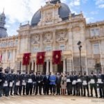 La Policía Local festeja a su patrón sin apenas restricciones por el Covid y con la incorporación de 18 subinspectores que acaban de promocionar