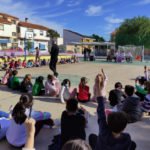 Los escolares del CEIP Poeta Antonio Oliver reciben la visita de la plantilla de Jimbee Cartagena dentro del Programa ADE