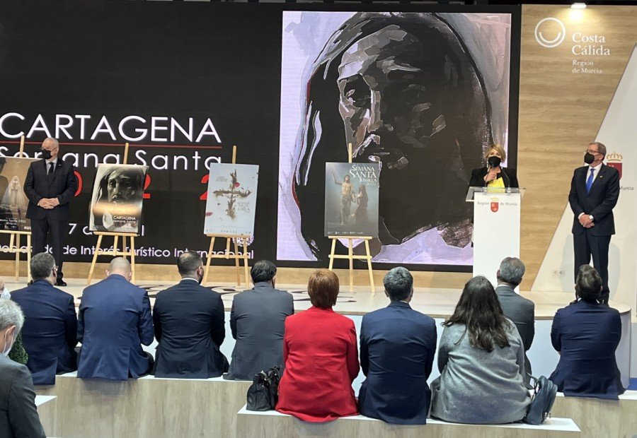 La Semana Santa se presenta en Fitur con la ilusión de volver a las calles de Cartagena dos años después La Semana Santa se presenta en Fitur con la ilusión de volver a las calles de Cartagena dos años después