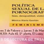 El Club de Lectura analizará el ensayo ‘Política Sexual de la Pornografía’ en su nueva edición