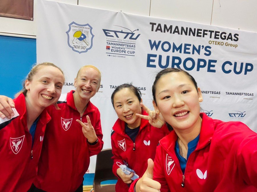 El UCAM Tenis de Mesa, a un paso de la Copa de Europa