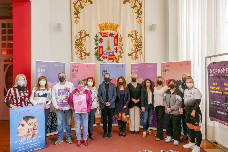 Cartagena reivindica este 8 de marzo la igualdad para avanzar hacia un mundo libre y sostenible